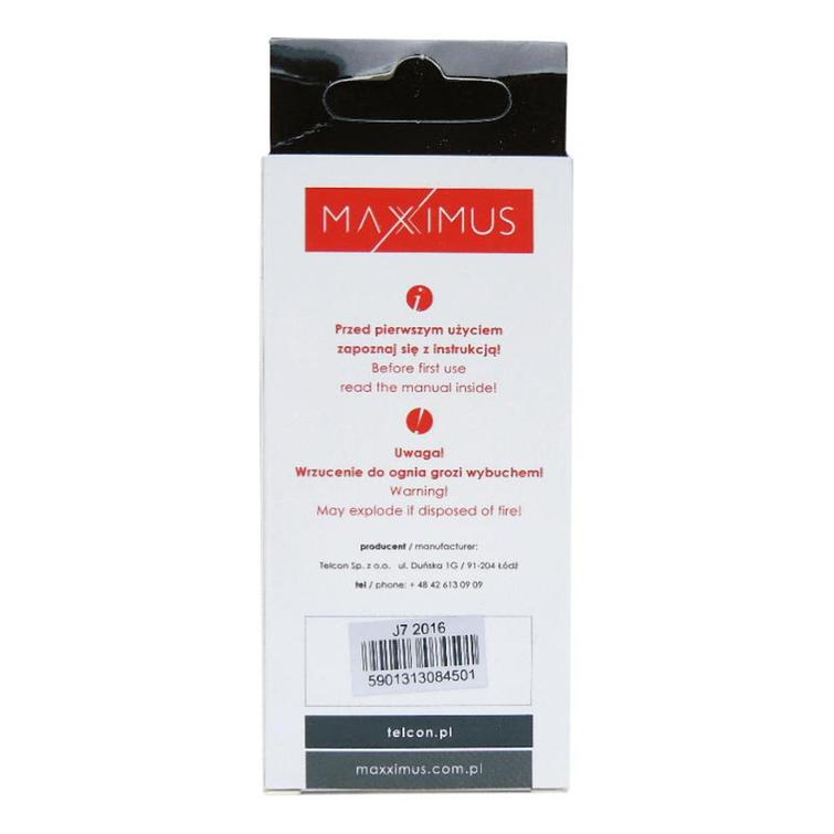Bateria MAXXIMUS do SAMSUNGA J710 J7 2016 3300 mAh