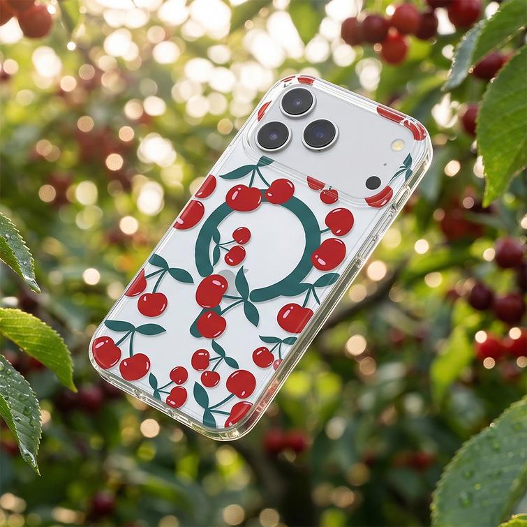 Cherry Mag case for iPhone 11 transparent