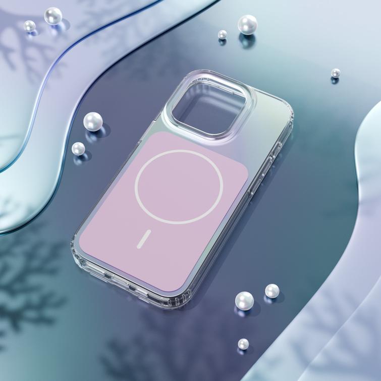 Etteri Hidden Pearl case for iPhone 14 6,1" pink