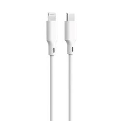 Forever kierr&auml;tyskaapeli USB-C - Lightning 1,5m 3A KR12-CL-00 valkoinen