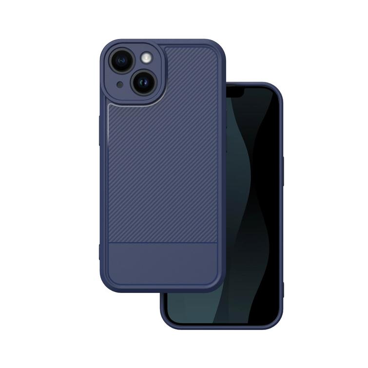 Simple Carbon case for iPhone 14 6,1" blue
