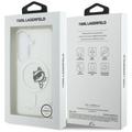 Karl Lagerfeld case IML Peekaboo Choupette MagSafe for Samsung Galaxy S26 transparent