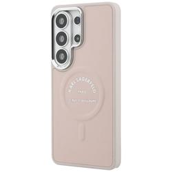 Karl Lagerfeld case Embossed Ring RSG Logo MagSafe for Samsung Galaxy S26 Ultra pink
