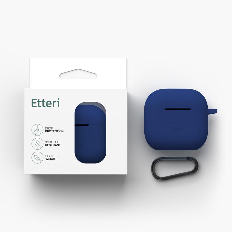 Etteri-silikonikotelo AirPods 3:lle tummansininen