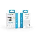 Forever-kaapeli USB-C - USB-C 1,0 m 60W musta