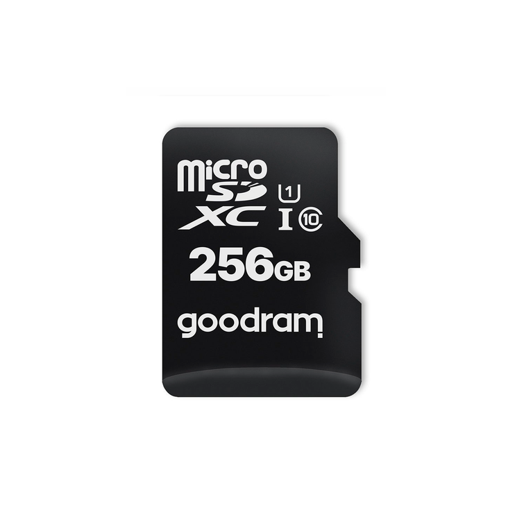 GoodRam muistikortti 256GB microSDXC luokka 10 UHS-I 100 / 10 MB/s + sovitin