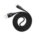 T-PHOX CABLE X-LITE LIGHTNING BLACK 1M 3A