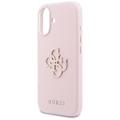 Guess HC PU FW RESIN LOGO PINK -suojakuori iPhone 17 Pro 6,3":lle