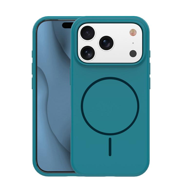 Silicone Thin Mag case for iPhone 12 / 12 Pro 6,1" turquoise