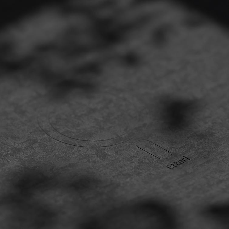 Etteri Silicone Mag kotelo iPhone 16 Plus 6,7" mustalle