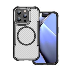 Defender Carbon Mag -suojakuori iPhone 14 Pro 6,1":lle, musta