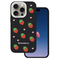 Strawberry case for iPhone 14 Pro / 15 Pro 6,1" black