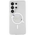 Karl Lagerfeld case IML KC Script MagSafe for Samsung Galaxy S26 Ultra transparent