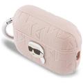 Karl Lagerfeld Monogram Karl Head for AirPods Pro 3 pink