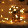 LED GARLAND 1,5M  (10 LED LAMPS) USB BALCONY BALLS WARM WHITE