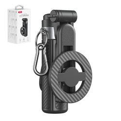 XO Selfiekeppi Bluetooth-kolmijalka SS25 musta magneettinen MagSafe-yhteensopiva 64 cm