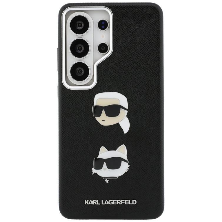 Karl Lagerfeld case Saffiano Double Heads Metal for Samsung Galaxy S26 Ultra black