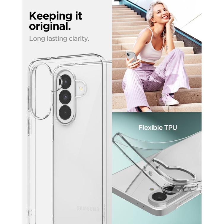 Spigen Liquid Crystal case for Samsung Galaxy A37 5G crystal clear
