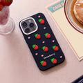 Strawberry case for iPhone 12 / 12 Pro 6,1" black