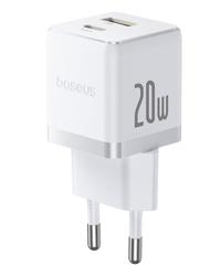 Baseus Palm -pikalaturi 1C 20W USB-C USB Kuunvalkoinen