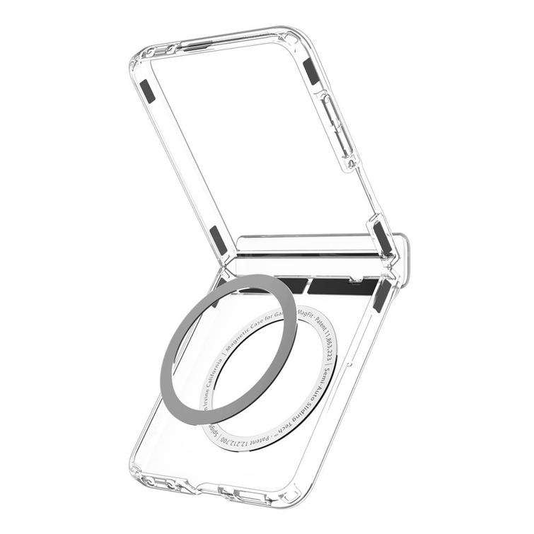 Spigen Ultra Hybrid Pro Magsafe -suojakuori Samsung Galaxy Z Flip 8:lle, läpinäkyvä