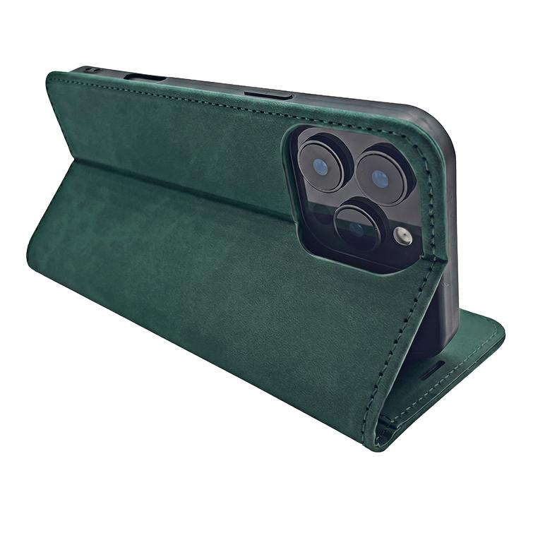Smart Suede case for iPhone 16e / 17e green