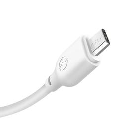 XO-kaapeli NB103 3in1 USB - Lightning + USB-C + microUSB 1,0 m 2,1A valkoinen