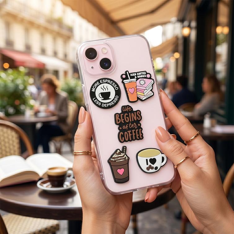 3D Sticker Coffee 5pcs set