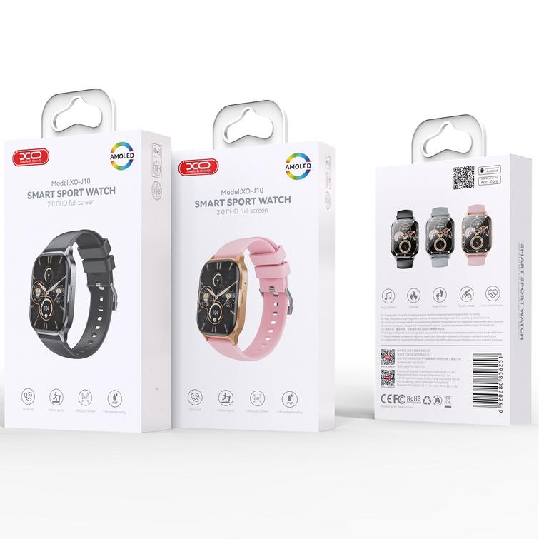 XO smartwatch J10 Amoled rose gold
