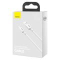 Baseus Superior USB - USB-C -kaapeli 1,0 m valkoinen 66W