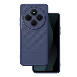 Yksinkertainen hiilikuituinen suojakuori Xiaomi Redmi 14C 4G/ 14C 5G / Redmi A4 / POCO C75 -puhelimelle, sininen