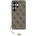 Guess case 4G Classic Logo Charm MagSafe for Samsung Galaxy S26 Ultra brown