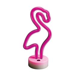 Neon-LED jalustalla FLAMINGO pinkki FSNE01 Forever Light