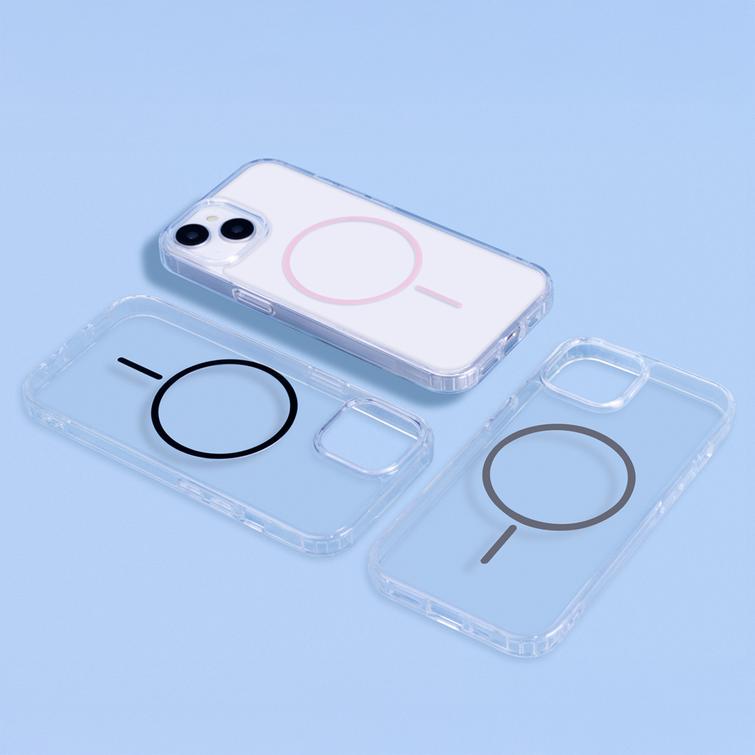 Iskunkest&auml;v&auml; ohut Mag-suojakuori iPhone 17 6,3" harmaa