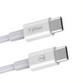 T-PHOX CABLE GLARY LITE SERIES 3W 1M USB-C/USB-C WHITE