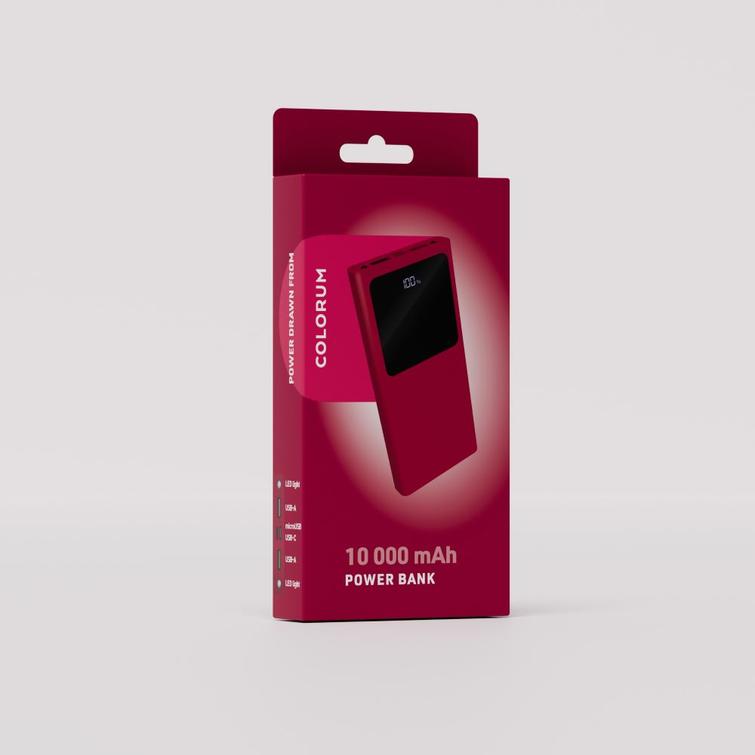 COLORUM Varavirtalähde 10 000 mAh CPB10-02 x Magenta