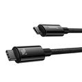 Baseus-kaapeli Tungsten PD USB-C - USB-C 1,0m musta 240W
