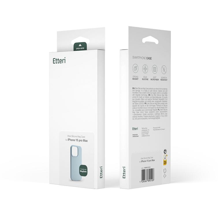 Etteri Silicone Mag kotelo iPhone 16 Plus 6,7" vaaleansiniselle