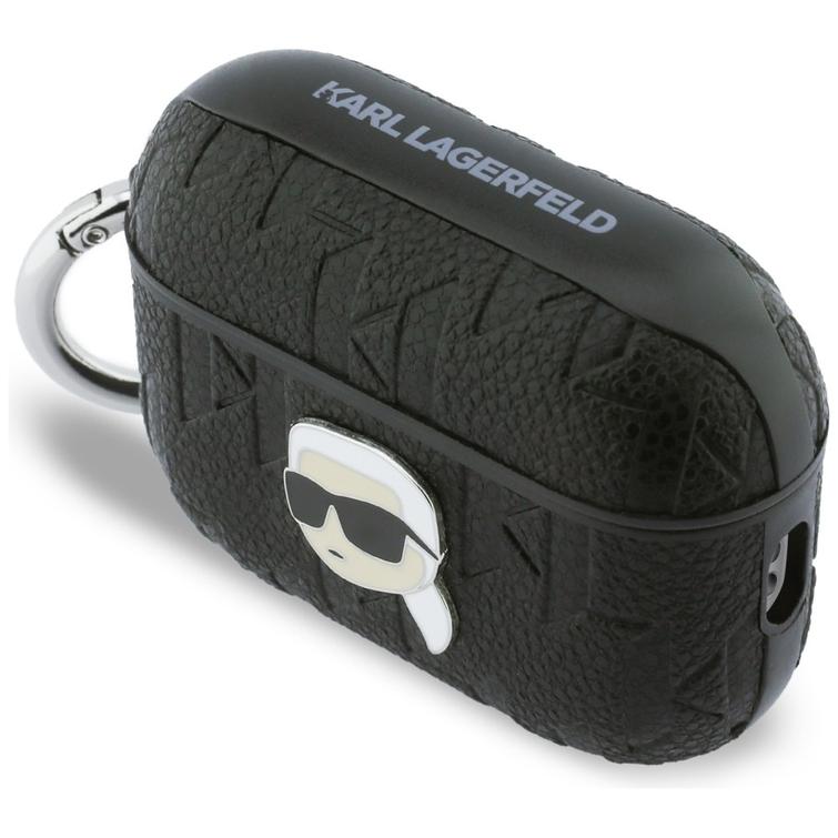 Karl Lagerfeld Monogram Karl Head for AirPods Pro 3 black