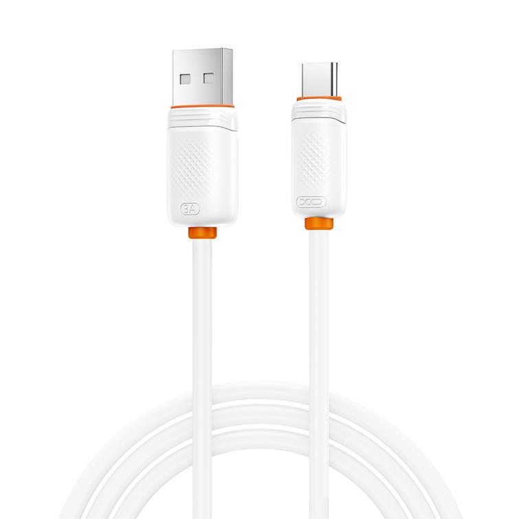 XO-kaapeli NB302 USB - USB-C 1,0m 3A Valkoinen