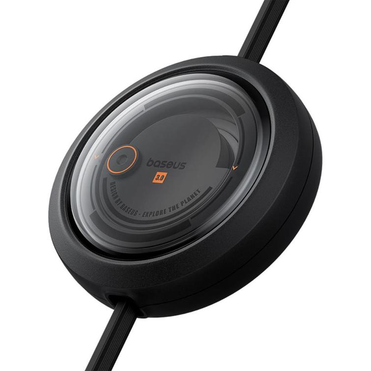 Baseus Free2Draw Sis&auml;&auml;nvedett&auml;v&auml; Crystal Pikalataus Datakaapeli USB-M+L+C 100W 1.1m Cluster Musta