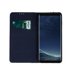 Genuine Leather Smart Pro for iPhone 17 6,3" navy blue