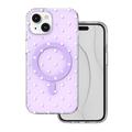 Bubble Dots Mag kuori iphone 15 6,1" violetti