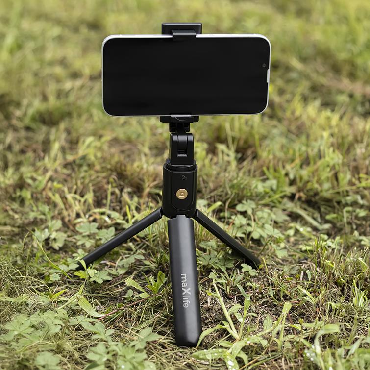 Maxlife Bluetooth-selfiekeppi jalusta MXST-100 musta