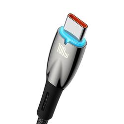 Baseus Glimmer USB - USB-C -kaapeli 1,0m musta 100W