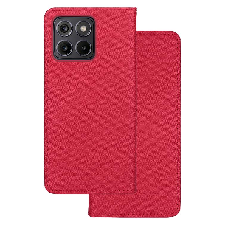 Smart Magnet case for Motorola Edge 70 Fusion red