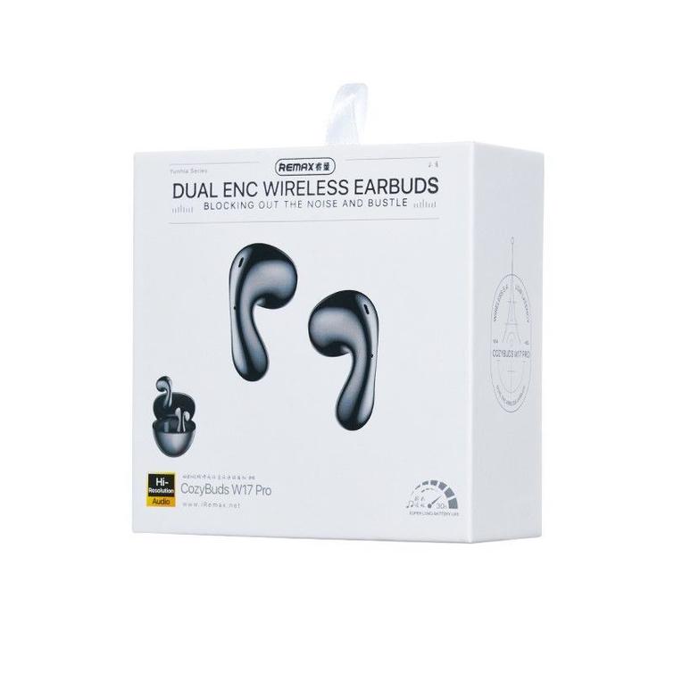BLUETOOTH EARBUDS REMAX TWS W17 PRO BT 5.4 SILVER