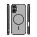 Mag Matt musta kamerasuojalla kuori iPhone 17 / 18 6,3'' -mallille