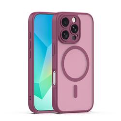 Mag Matt case for iPhone 16 Pro Max 6,9" maroon camera protection