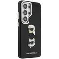 Karl Lagerfeld case Saffiano Double Heads Metal for Samsung Galaxy S26 Ultra black